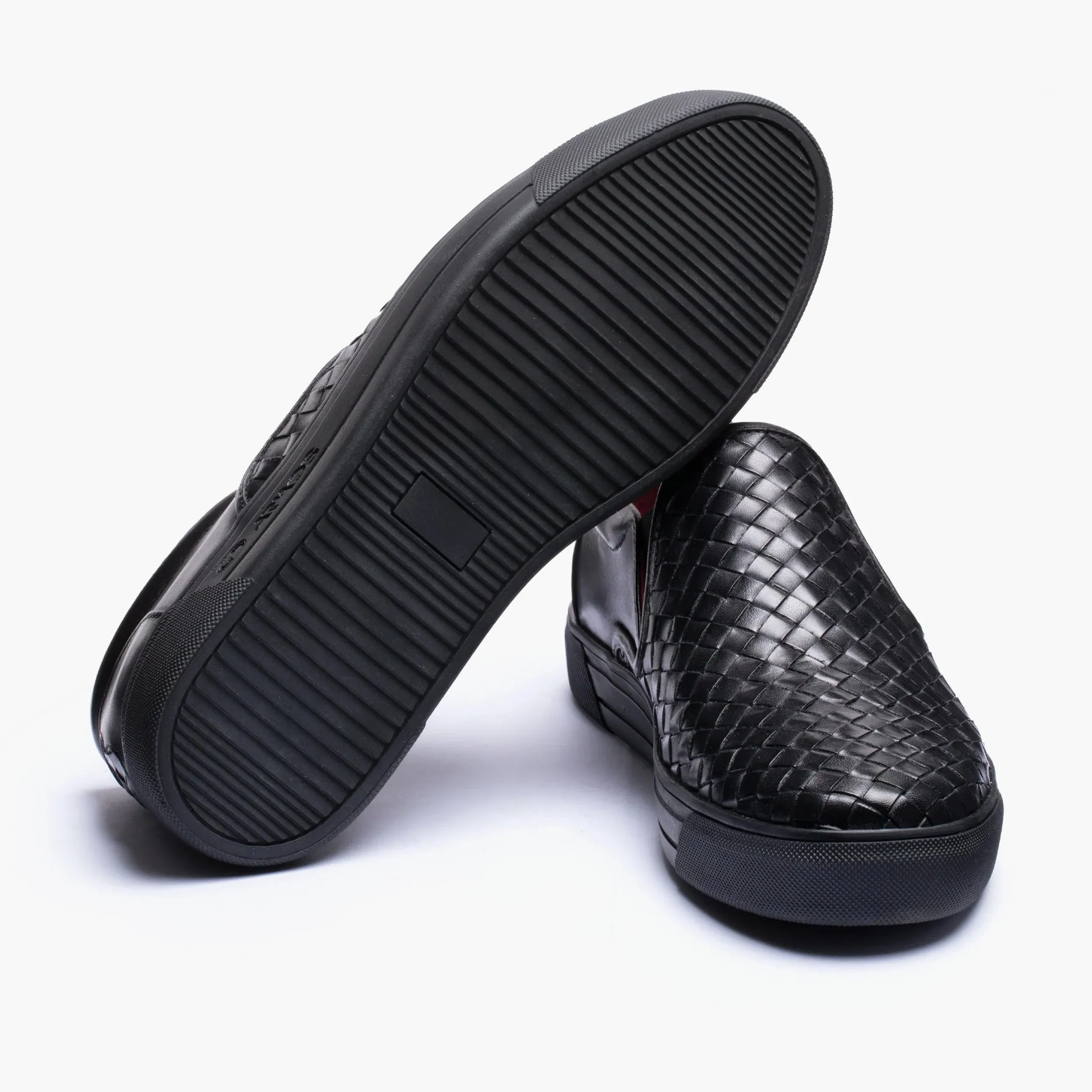 Mexico 66 Slip On Men's Black Woven Slip-On Sneaker