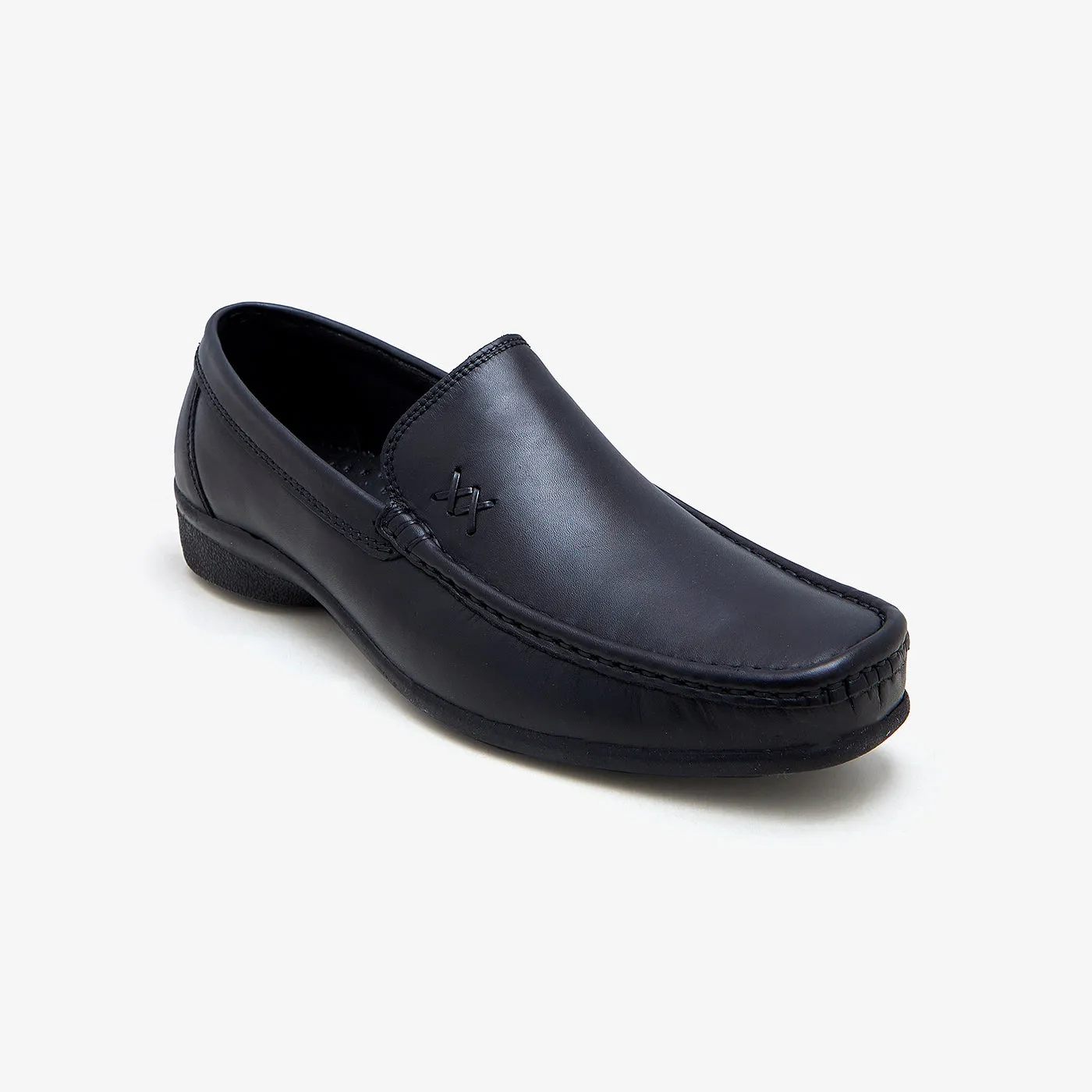 Men's Formal Leather Loafers Pierced Loafers