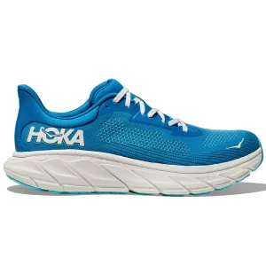 Men's Hoka Arahi 7, Hoka Blue/Frost, 9.5 D Medium Shoes Suede