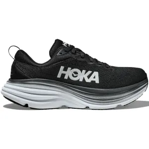 Shoes Pasadena Men's Hoka Bondi 8, Black/White, 9.5 4E Extra Wide