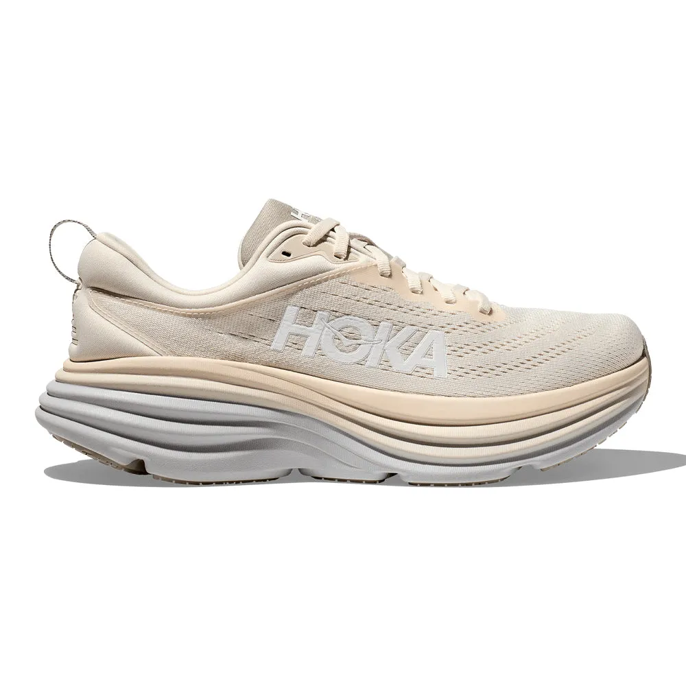 Toledo Men's Hoka Bondi 8, Oat Milk/Barley, 11 D Medium