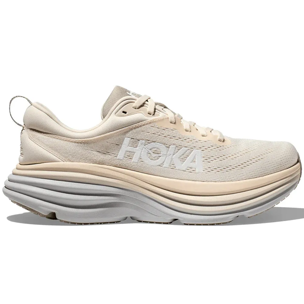 Men's Hoka Bondi 8, Oat Milk/Barley, 13 D Medium Shoes Tx