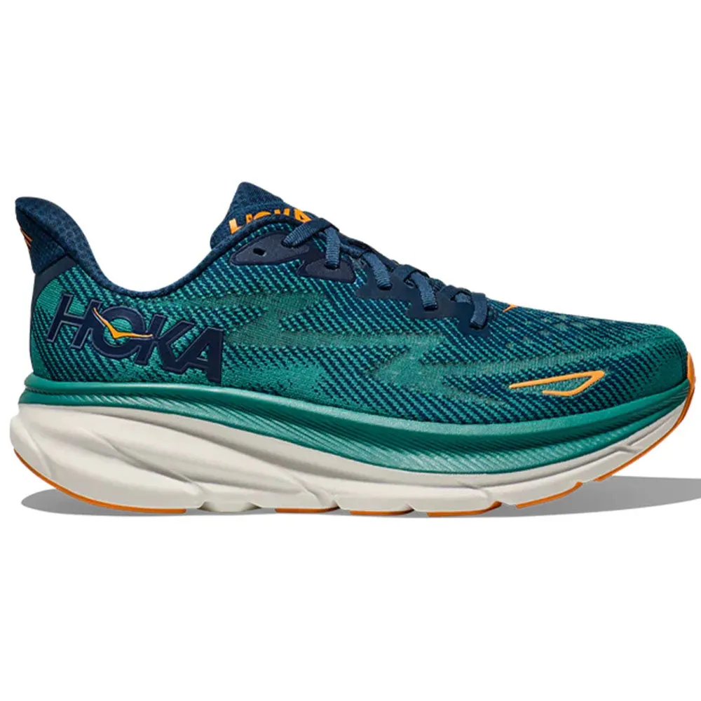 Cartersville Ga Men's Hoka Clifton 9, Midnight/Oceanic, 9 D Medium