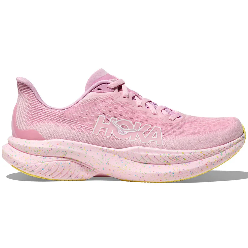 Best Shoes Men's Hoka Mach 6, Pink Twilight/Lemonade, 12.5 D Medium
