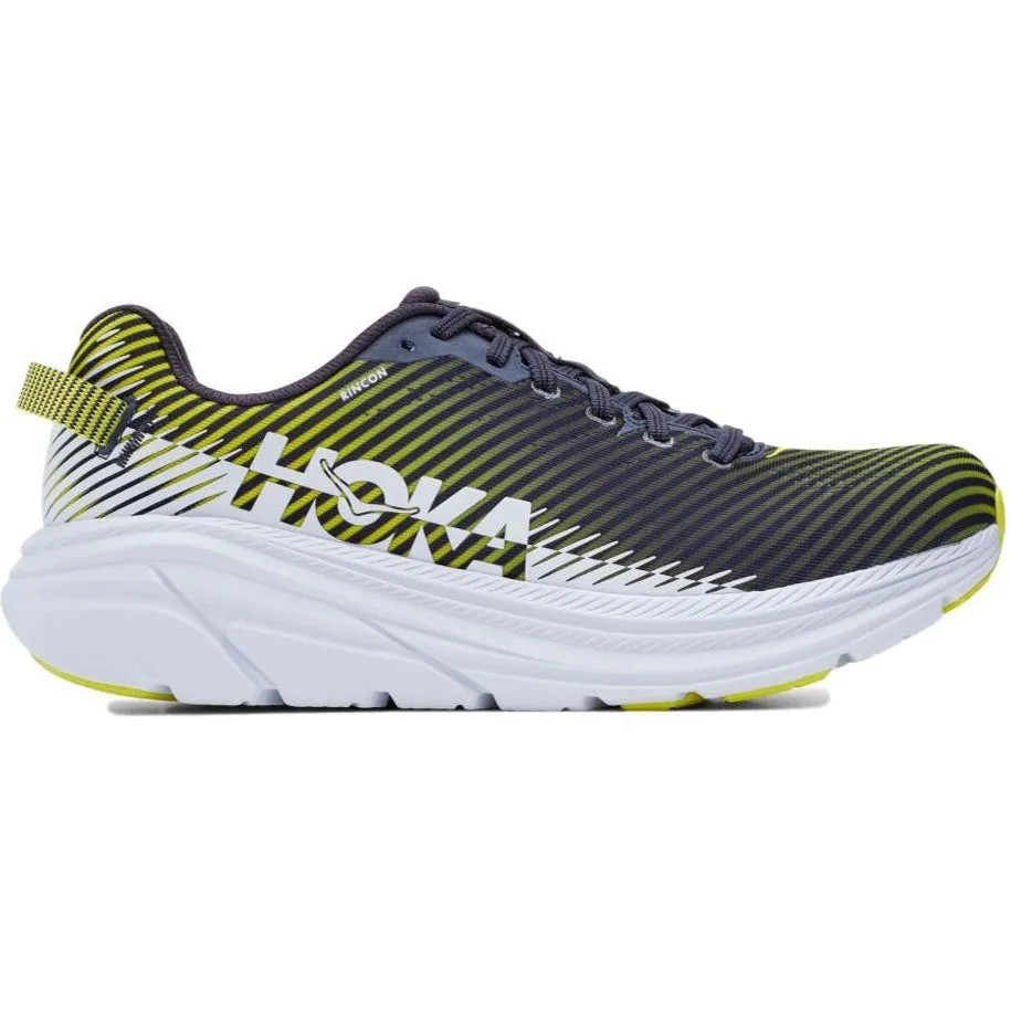 LightWeight Men's Hoka Rincon 2, Odyssey Grey/White, 10.5 D Medium
