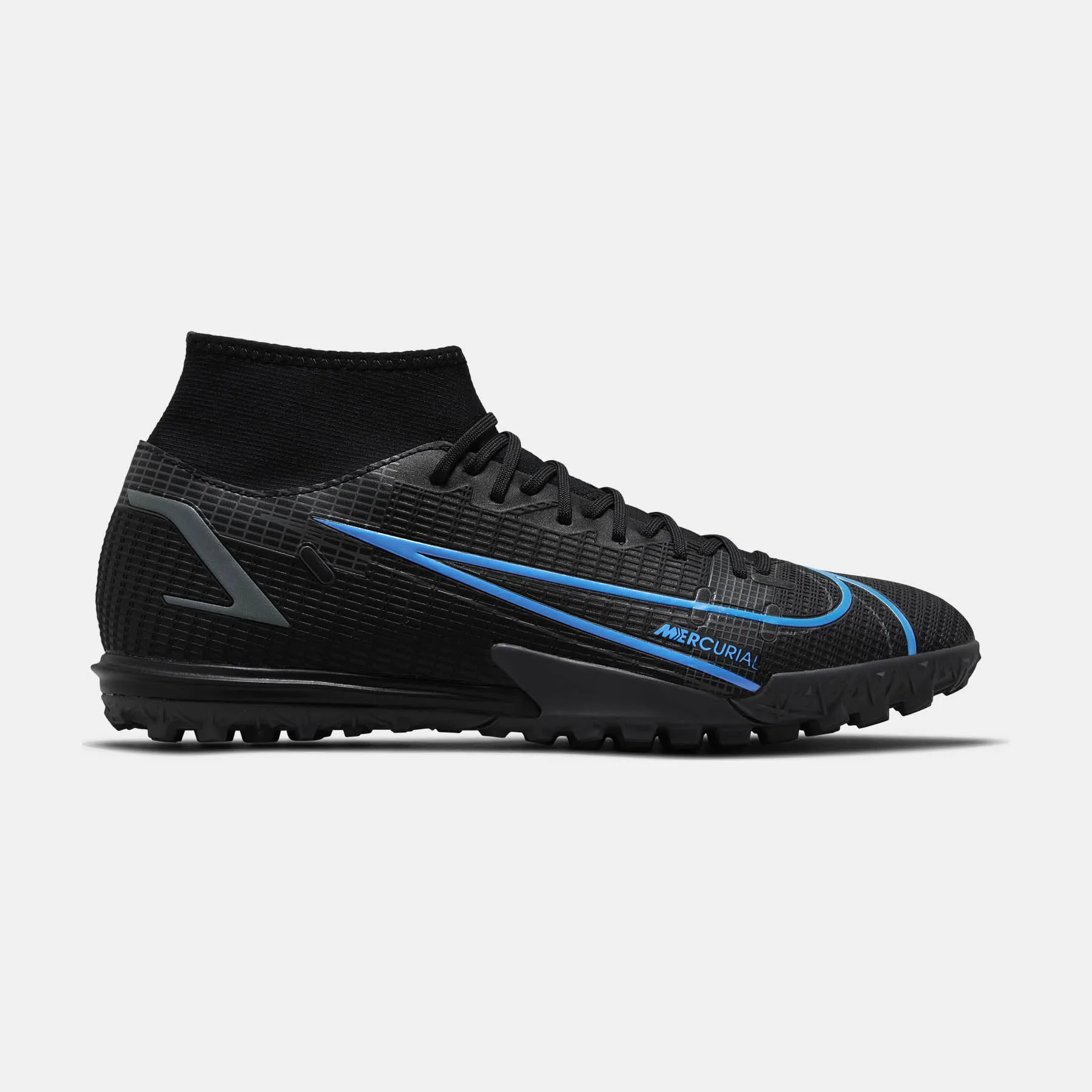 League Firm Ground Soccer Cleats Men's Mercurial Superfly 8 Academy Soccer Turf Shoes