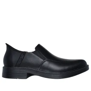 Men's Skechers Slip-Ins Relaxed Fit: Caswell - Frantone Black Slip On Sandels