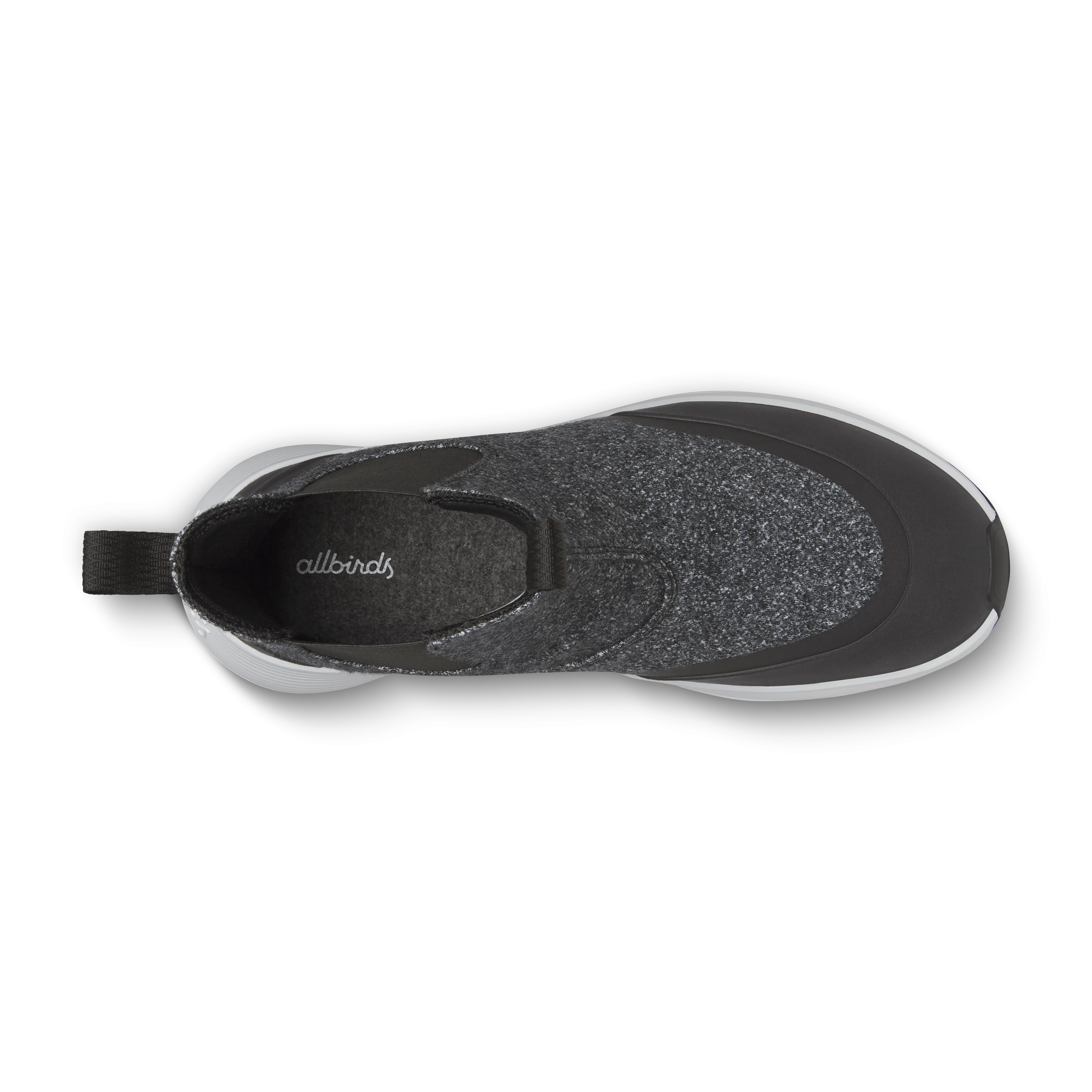 Men's Wool Runner Chelsea - Natural Grey (Light Grey Sole) Wide Calf Over The Knee Boots