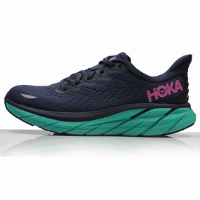 Hoka One One Clifton 8 Women's Running Shoe - Outer Space/Atlantis Different Shoes
