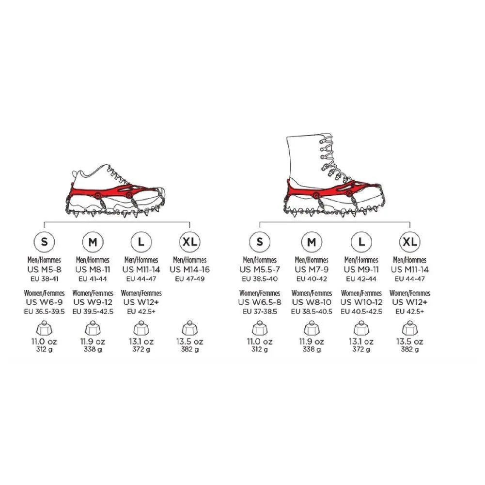 Microspikes Traction Crampons Hiking Boots Vs Sneakers