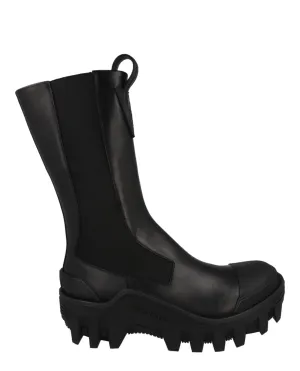 Mid-Calf Leather Chelsea Boots Bench Made Boots