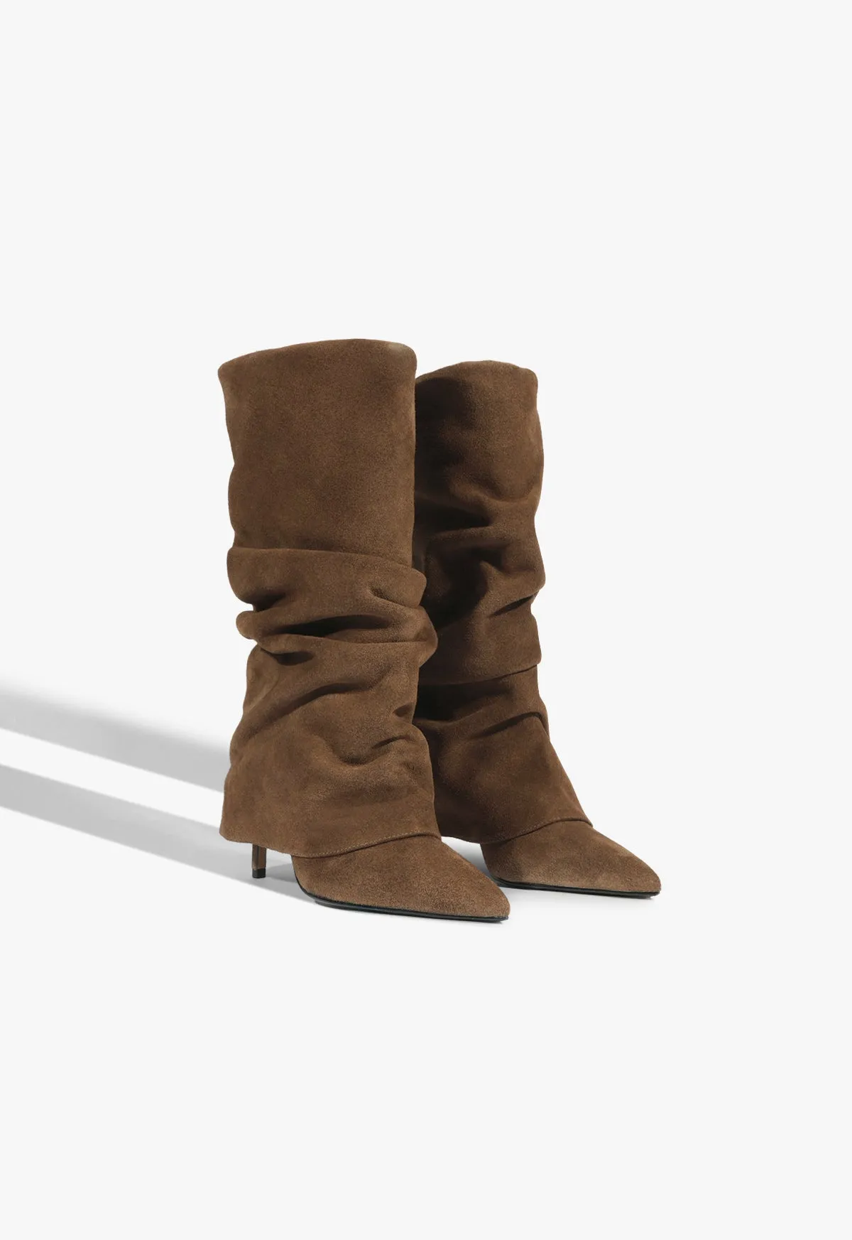 Mikki Cloak Suede Bootie Casual With Boots