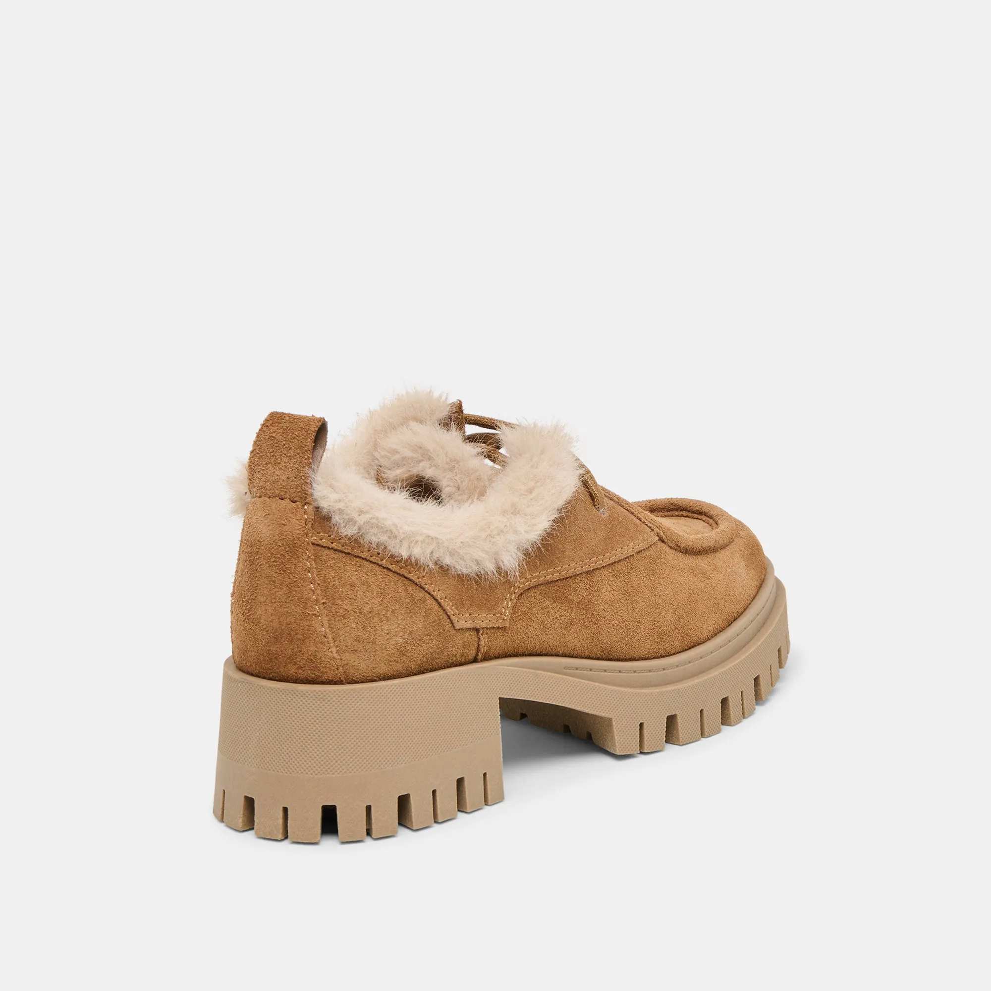 MILZA PLUSH LOAFERS LT BROWN SUEDE Naturalizer Marianne Loafers