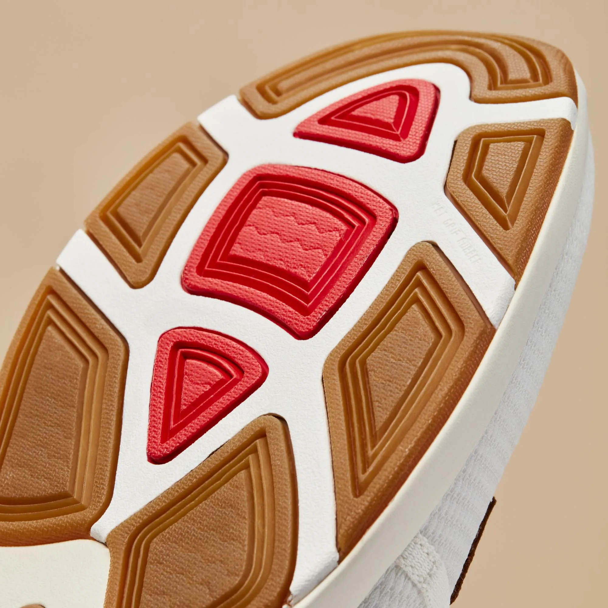 Mio L  - Bright White / Red Lava Spot Bilt Tennis Shoes