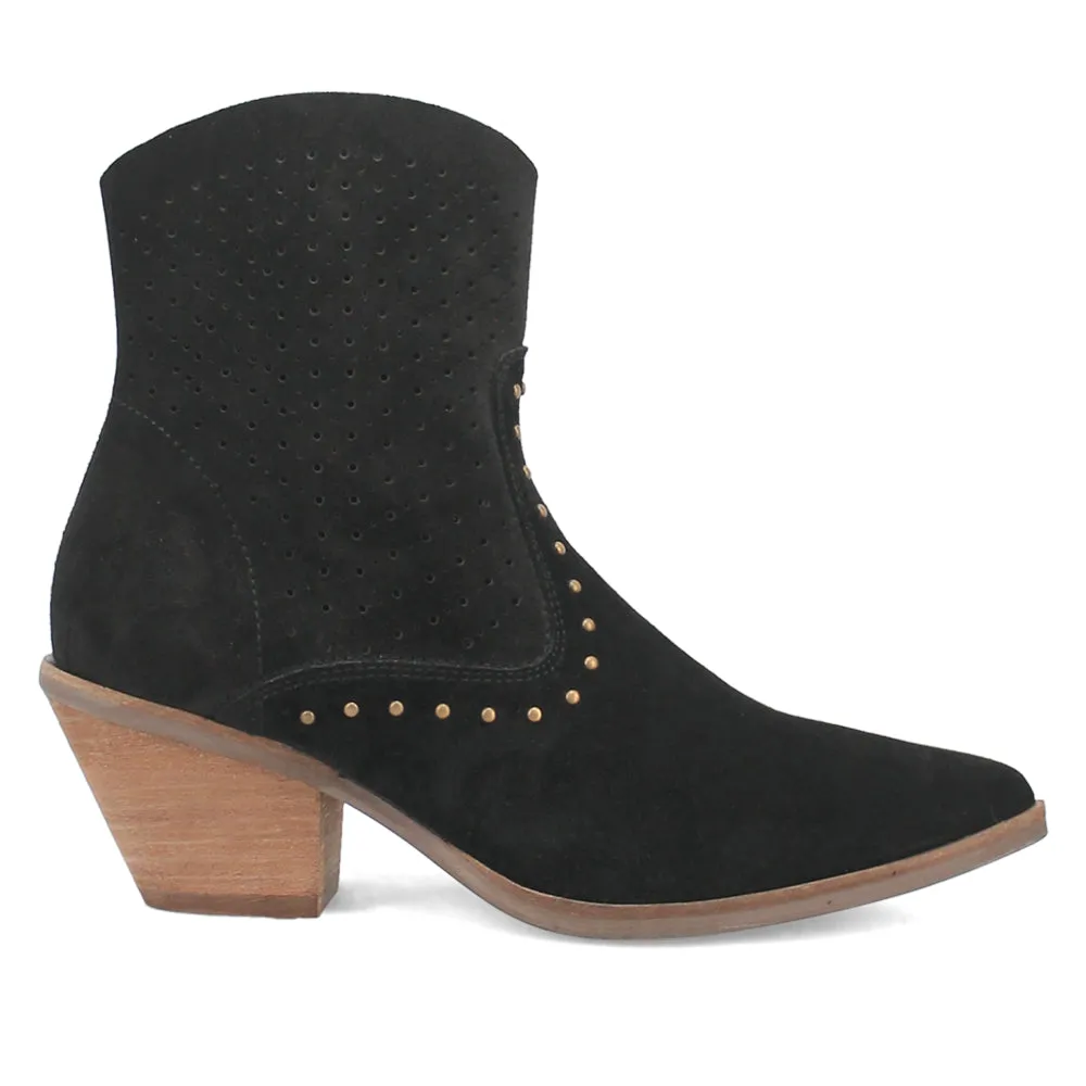 Jcp Boots Miss Priss Cut-Outs Studded Pointed Toe Zippered Cowboy Booties