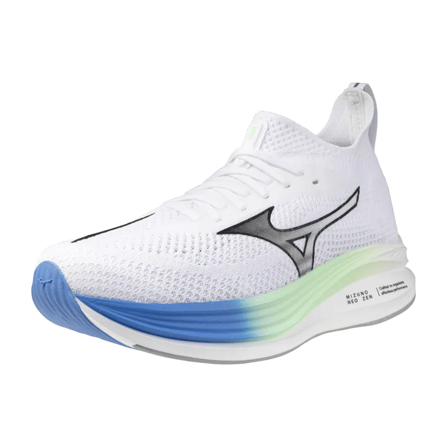 Training Shoes With Non Marking Soles Mizuno Neo Zen M | White/Black/Frontier Blue