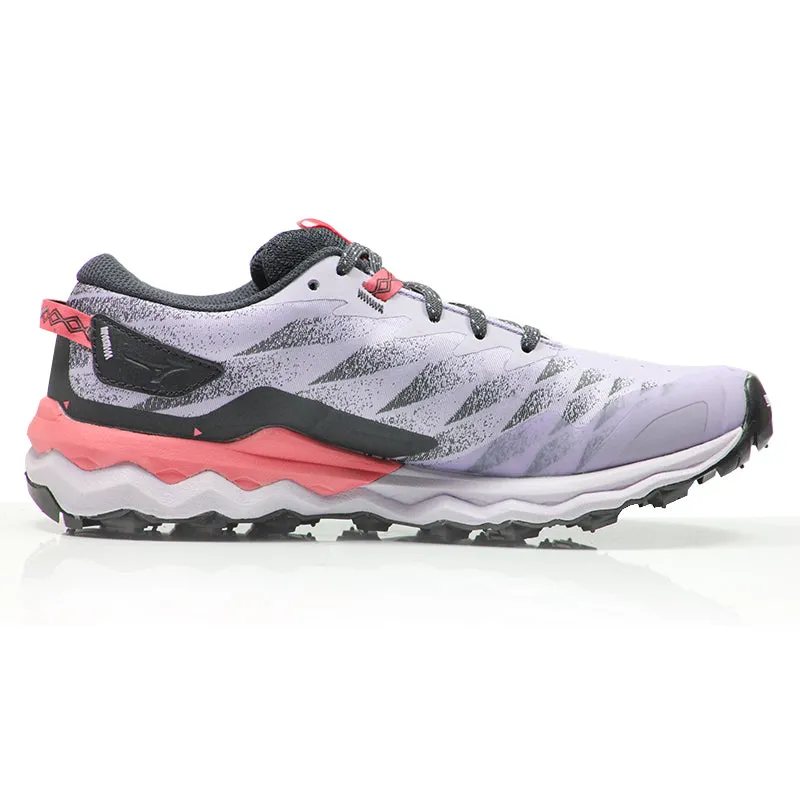 Mizuno Wave Daichi 7 Women's Trail Shoe - Pastel Lilac/Wisteria/Sun Kissed Coral Adizero Evo Sl Running Shoe