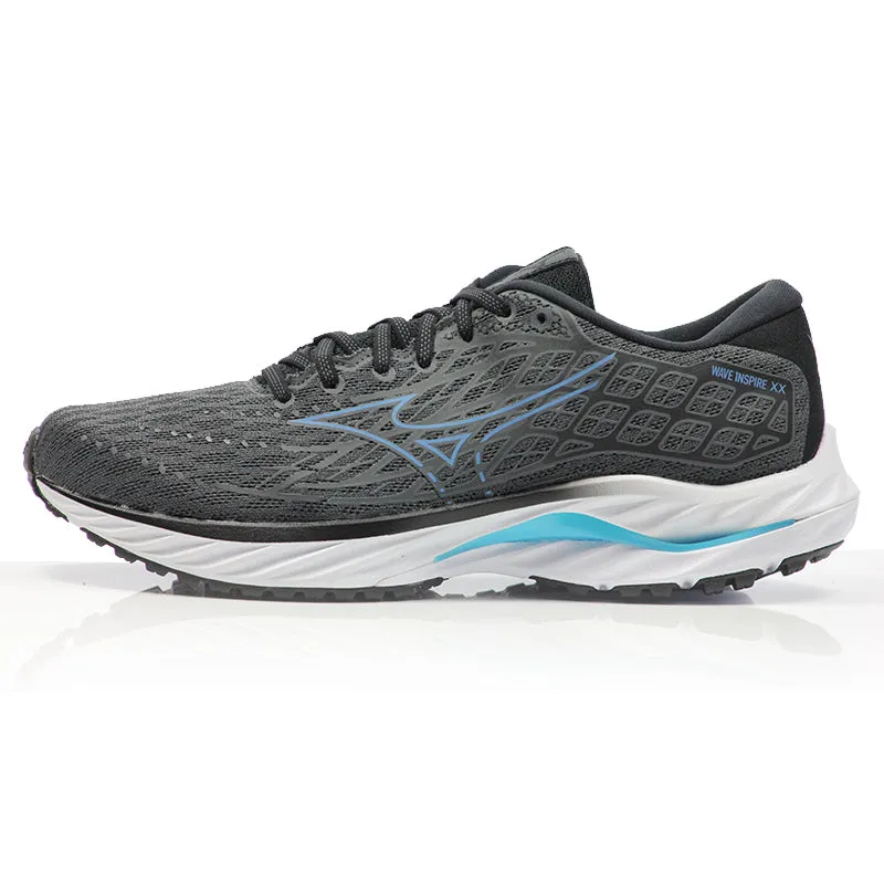 Saucony Running Shoe Mizuno Wave Inspire 20 Men's Running Shoe - Iron Gate/Parisian Blue/Black