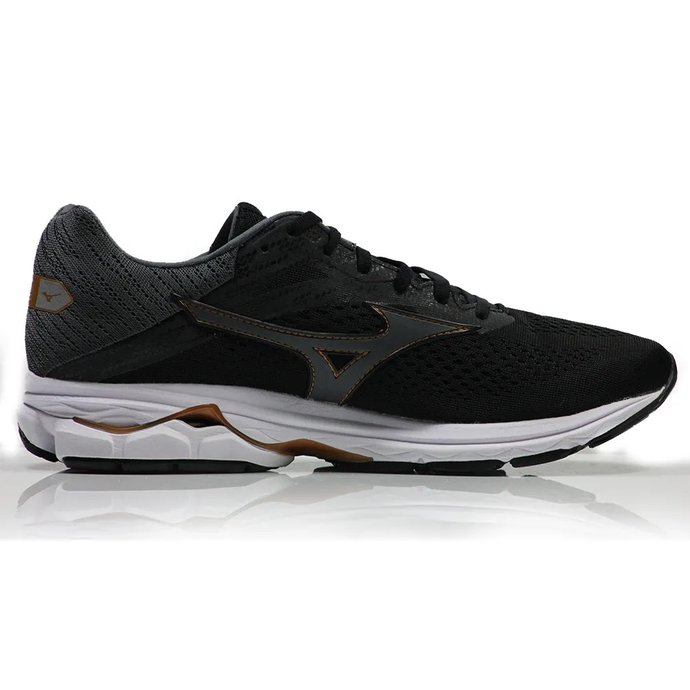 Mizuno Wave Rider 23 Men's Running Shoe - Black/Dark Shadow Black Air Pegasus Running Shoes