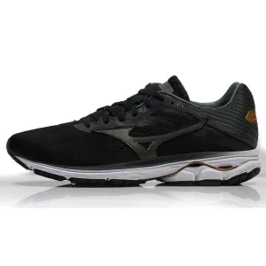Mizuno Wave Rider 23 Men's Running Shoe - Black/Dark Shadow Black Running Shoes Belfast