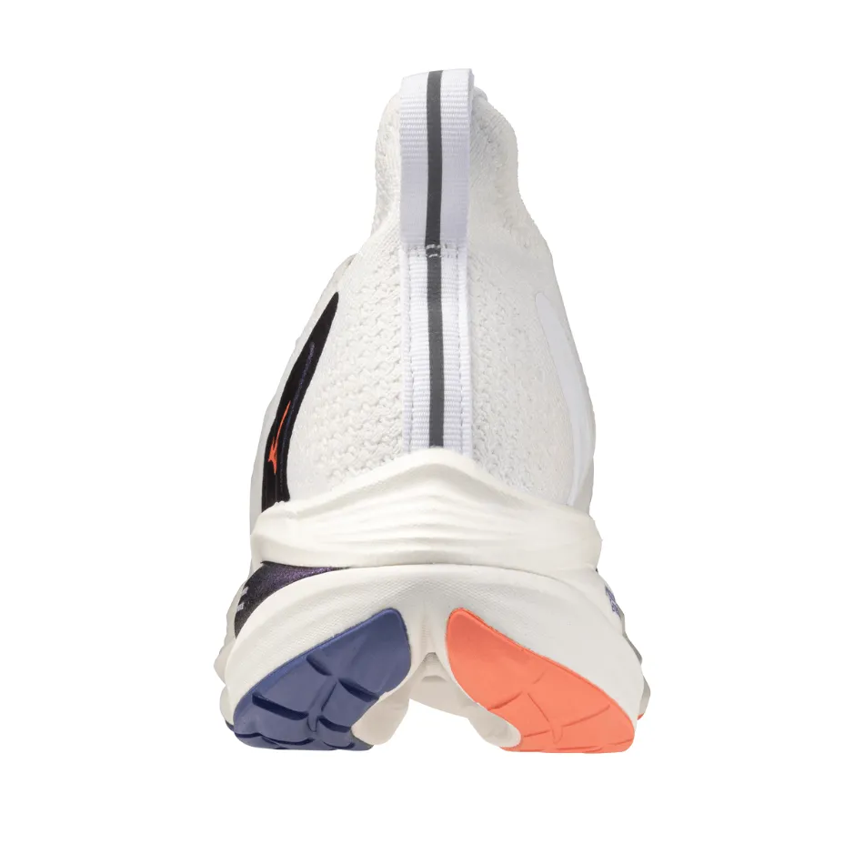 Vertical Training Shoes Mizuno Women's Neo Vista 2 Running Shoes in White/Striking Coral/Iris Bloom AW25