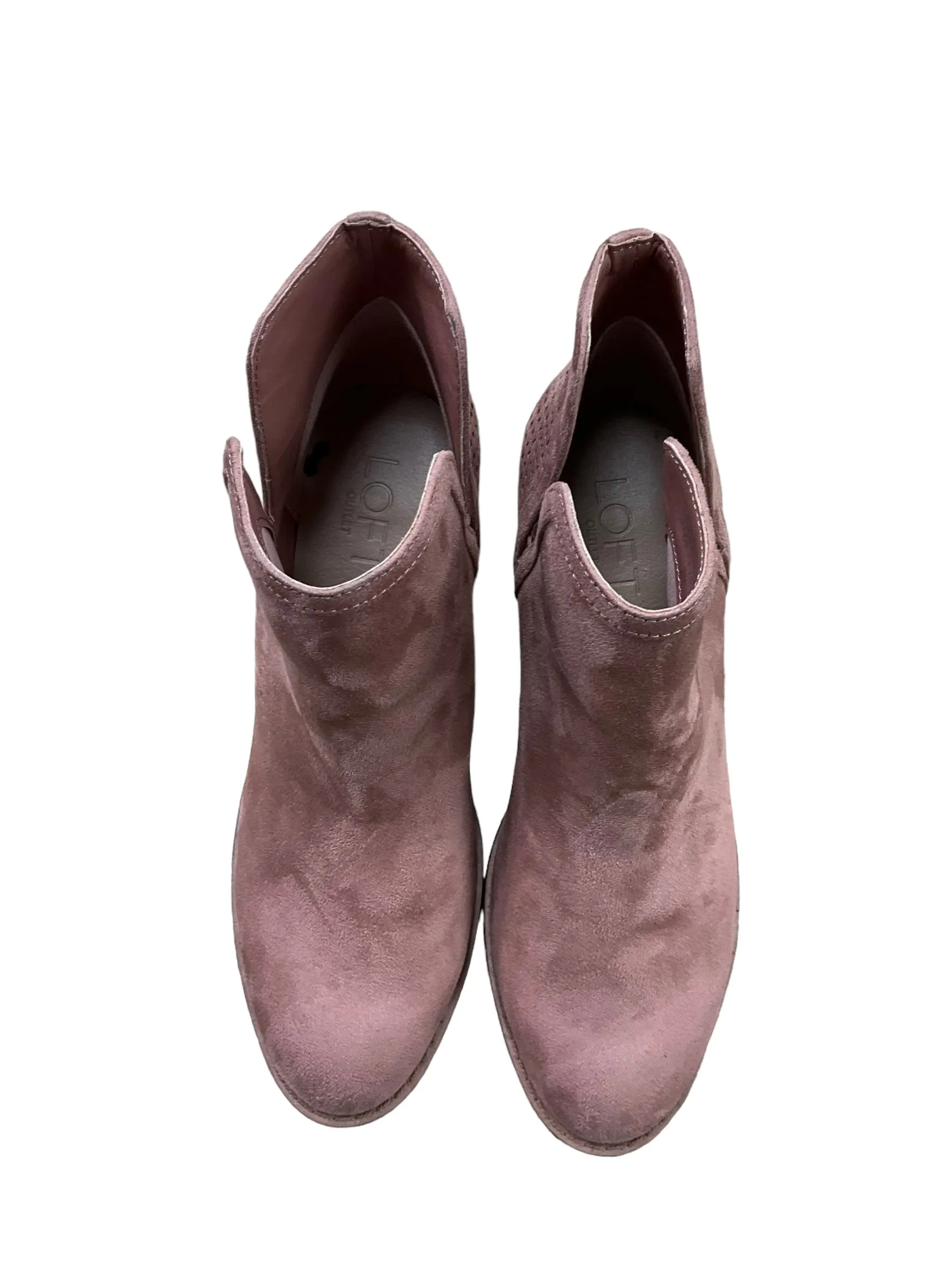 Girotti Ankle Boots Mauve Boots Ankle Heels Loft, Size 7