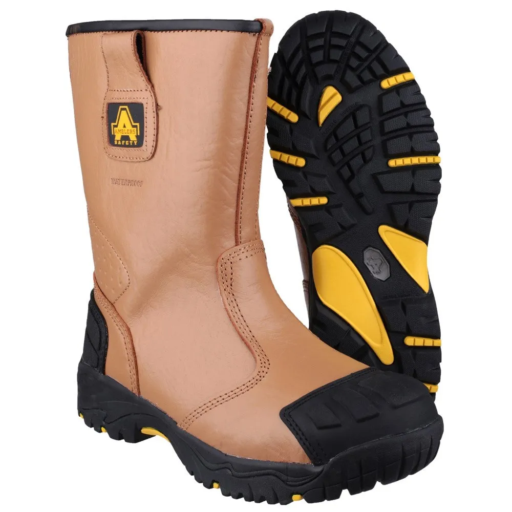 Amblers Safety FS143 Waterproof pull on Safety Rigger Boot Klim Snowmobile Boots