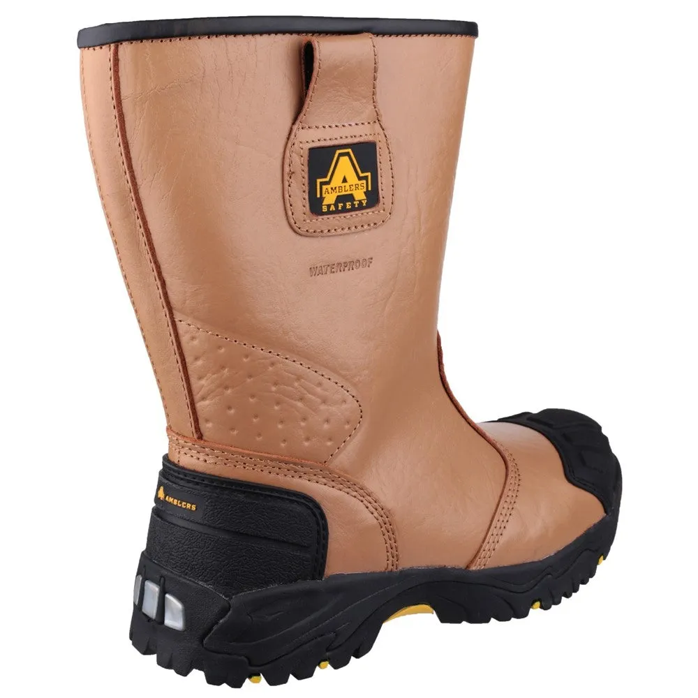 Amblers Safety FS143 Waterproof pull on Safety Rigger Boot Best Composite Toe Work Boots