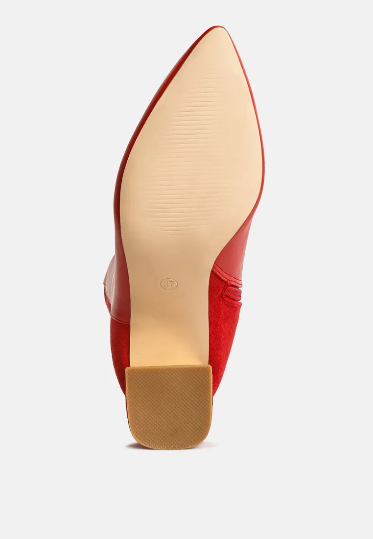 Outdoor Ankle Boots desire suede back panel high ankle boots