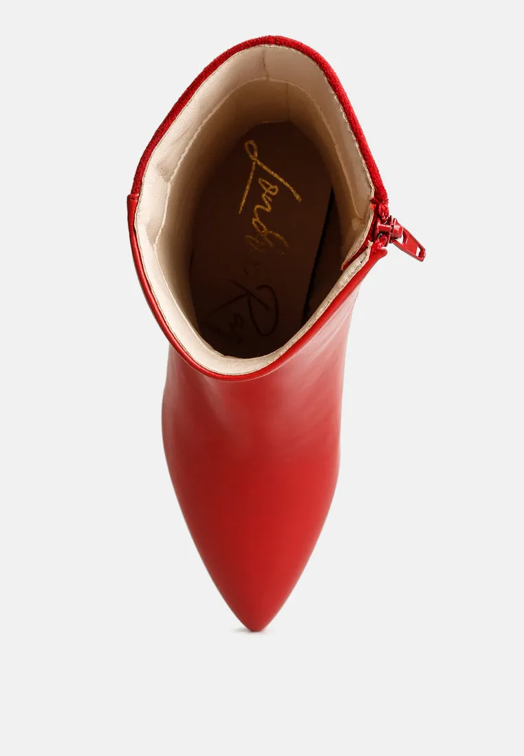 desire suede back panel high ankle boots Suede Wedge Heel Ankle Boots