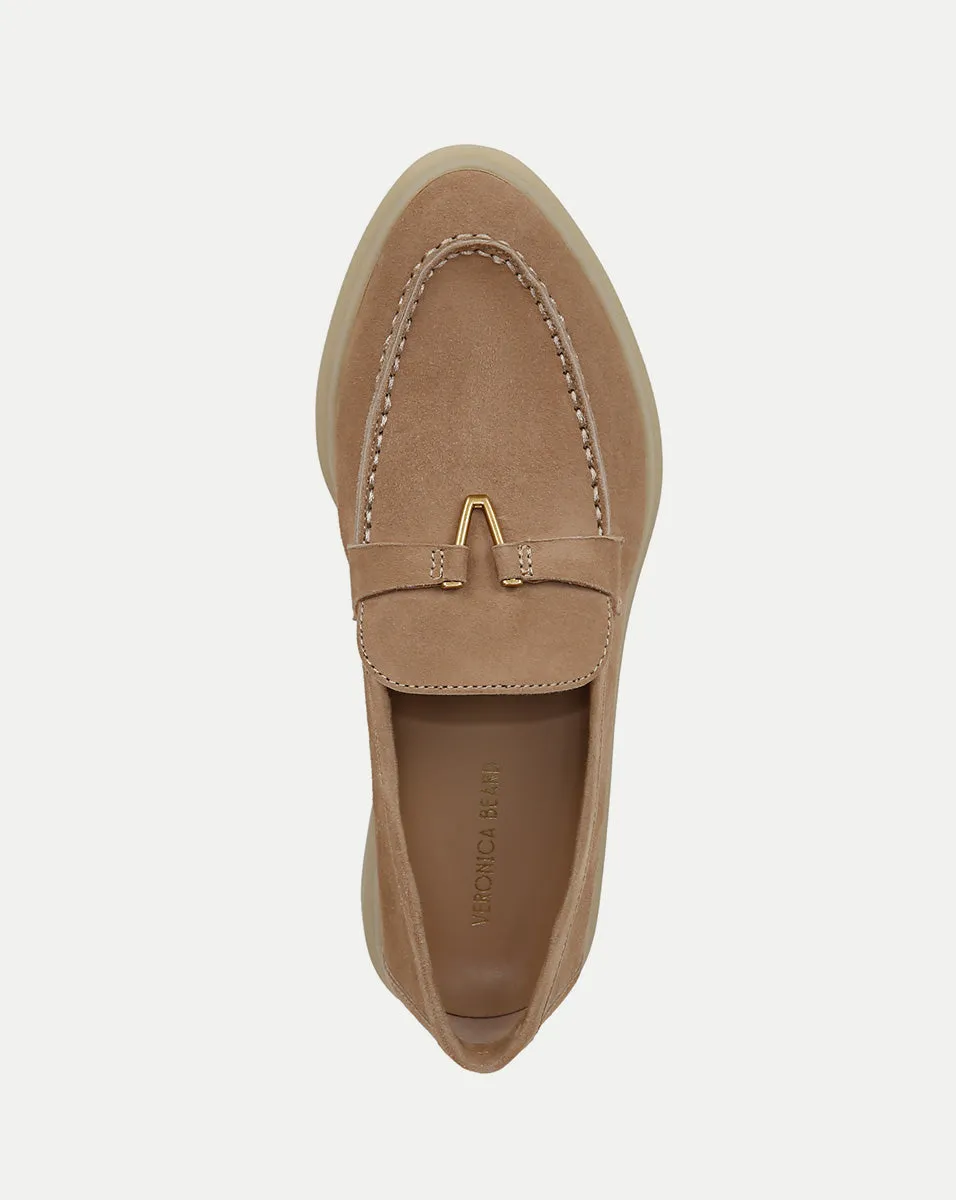 Ailey Suede Loafer Shin Splints From Flat Shoes