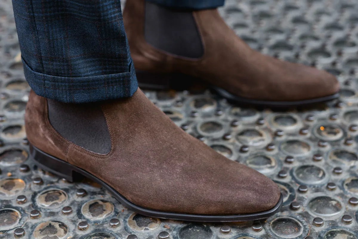 The Dean Chelsea Boot - Cafe Suede Boots Youth