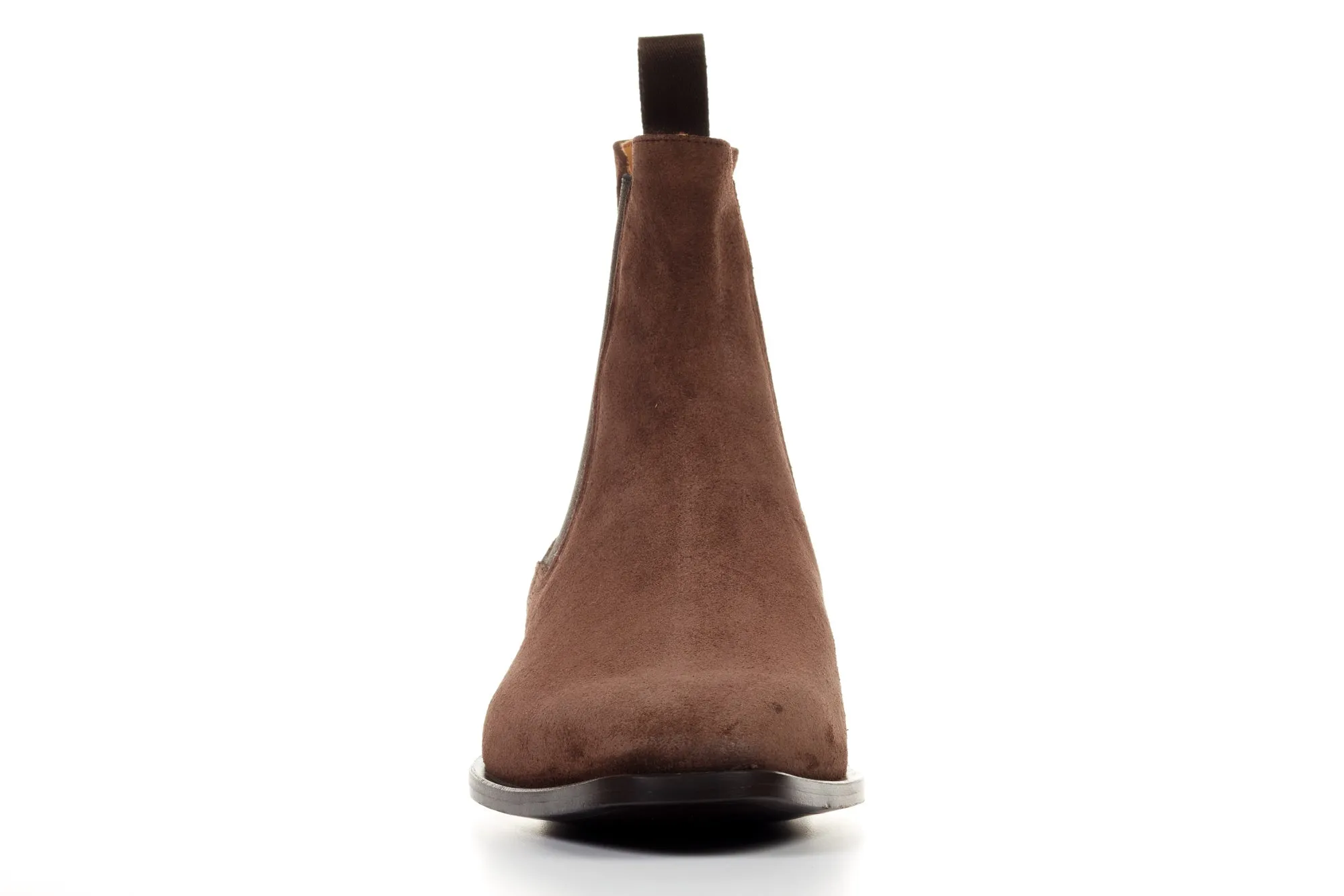 The Dean Chelsea Boot - Cafe Suede Low Western Boots