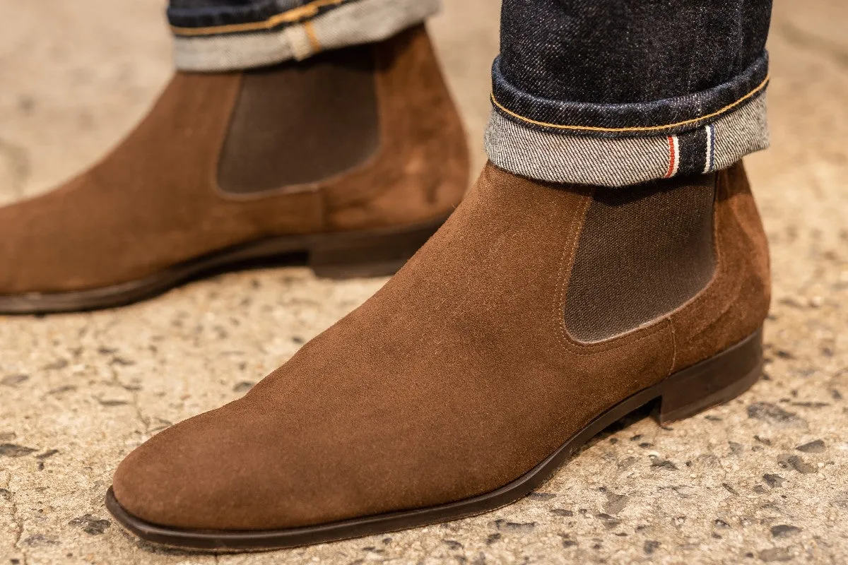 The Dean Chelsea Boot - Cafe Suede Best Ski Boots For Beginners