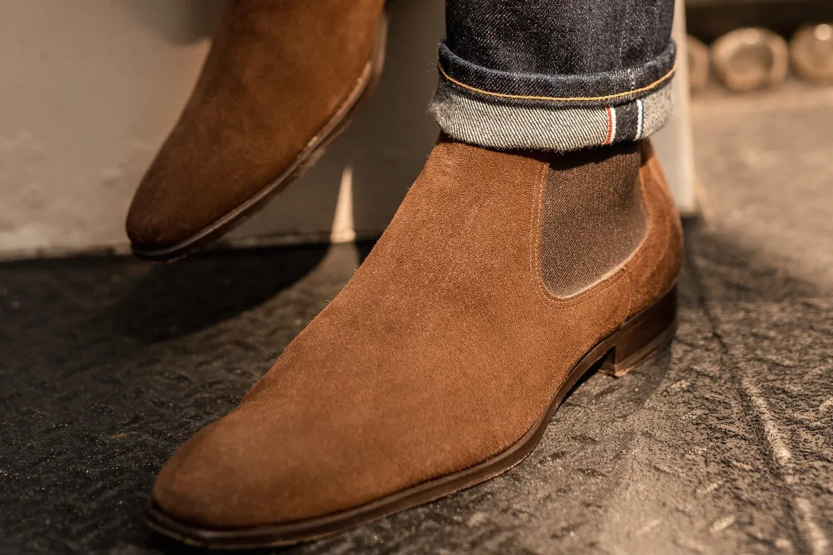 Franks Boots The Dean Chelsea Boot - Cafe Suede