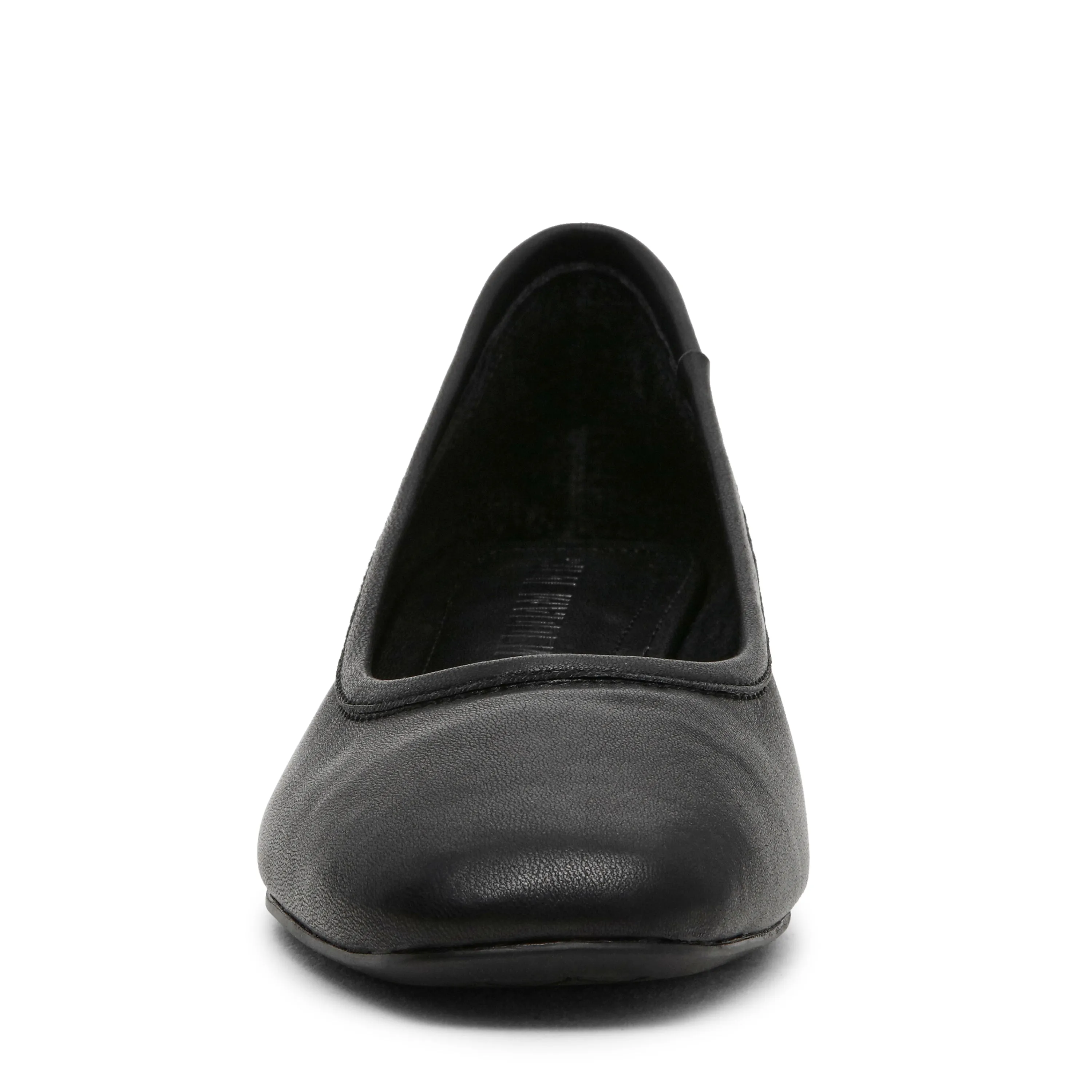 Mollie Flat Shoe BLACK LEATHER Best Shoes For Flat Feet Running