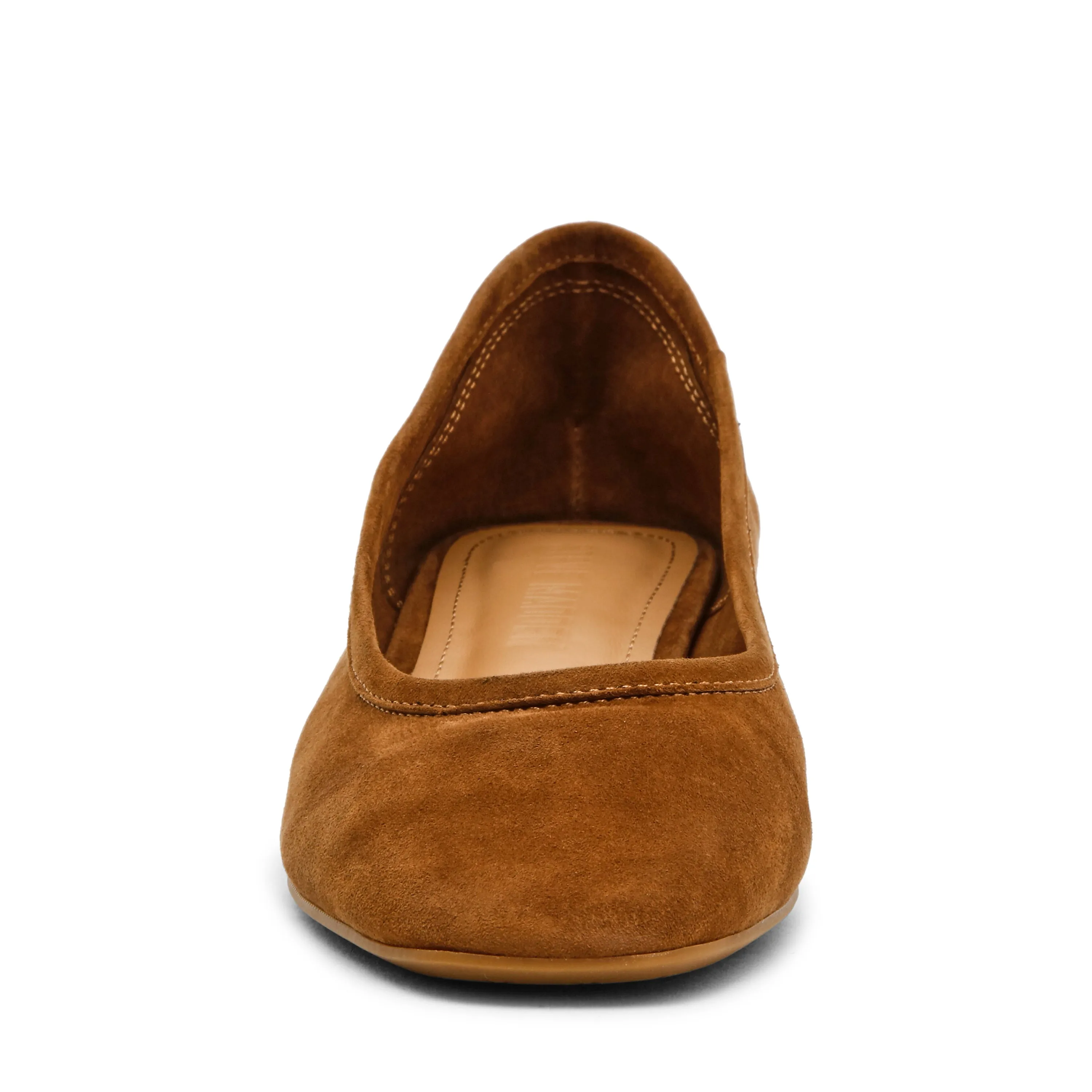 Mollie Flat Shoe CHESTNUT SUEDE Good Flat Shoes For Lifting