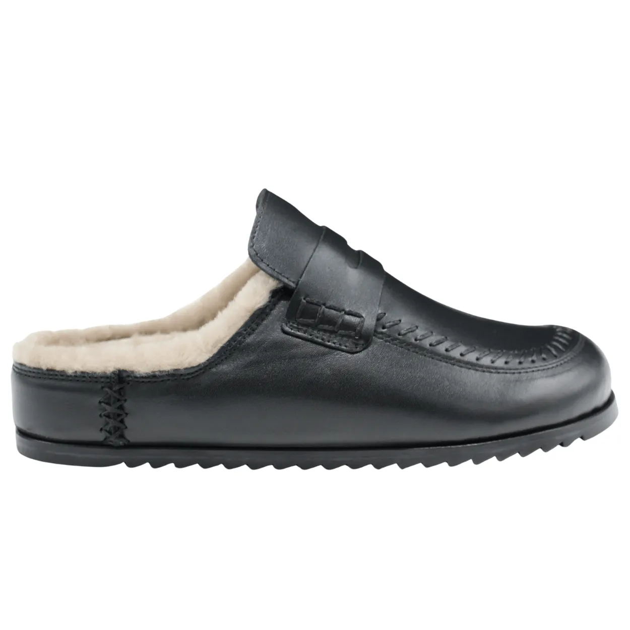 Horsebit Driving Loafers Mona Shearling Clog
