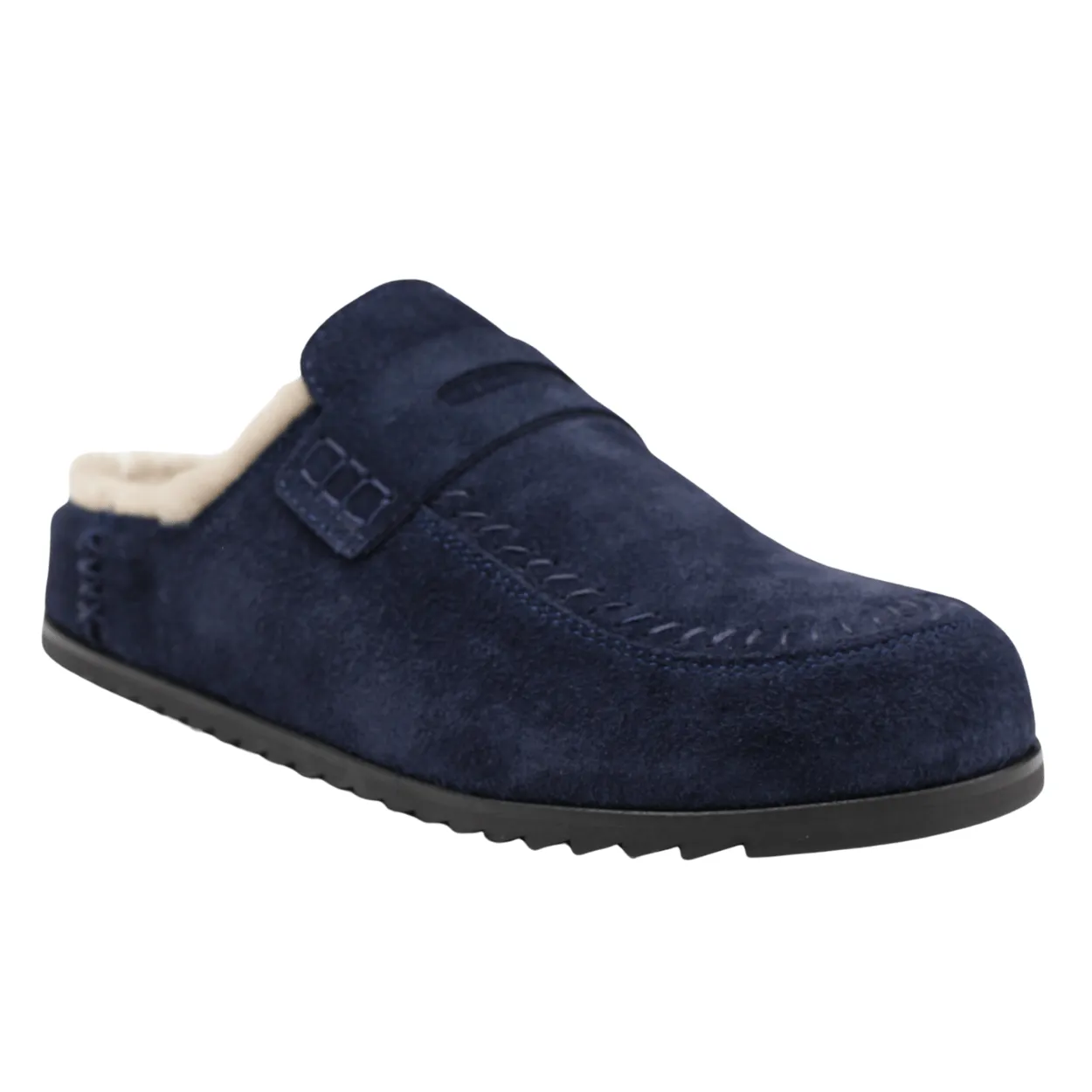Mona Shearling Clog Geneva Loafers