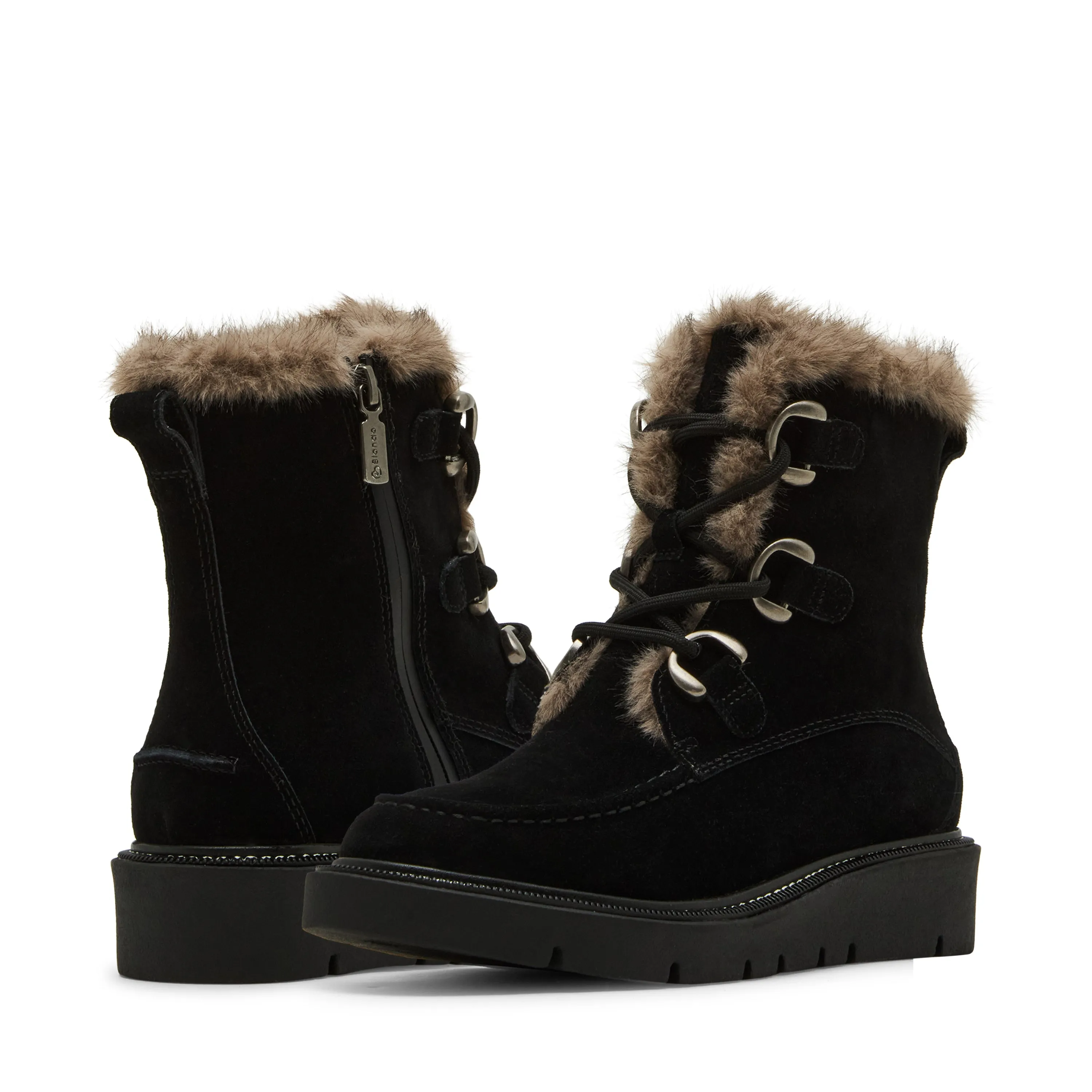 MONDAY Brown Flat Boots