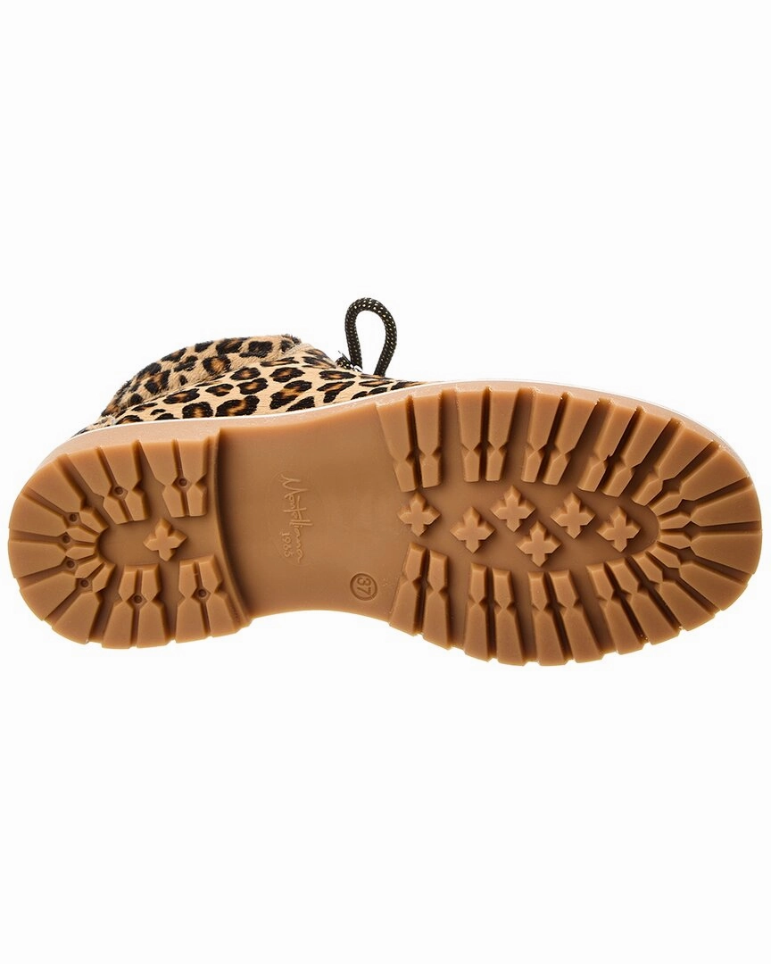 MONTELLIANA 1965 Margherita Haircalf Bootie Over The Knee High Boots Leather