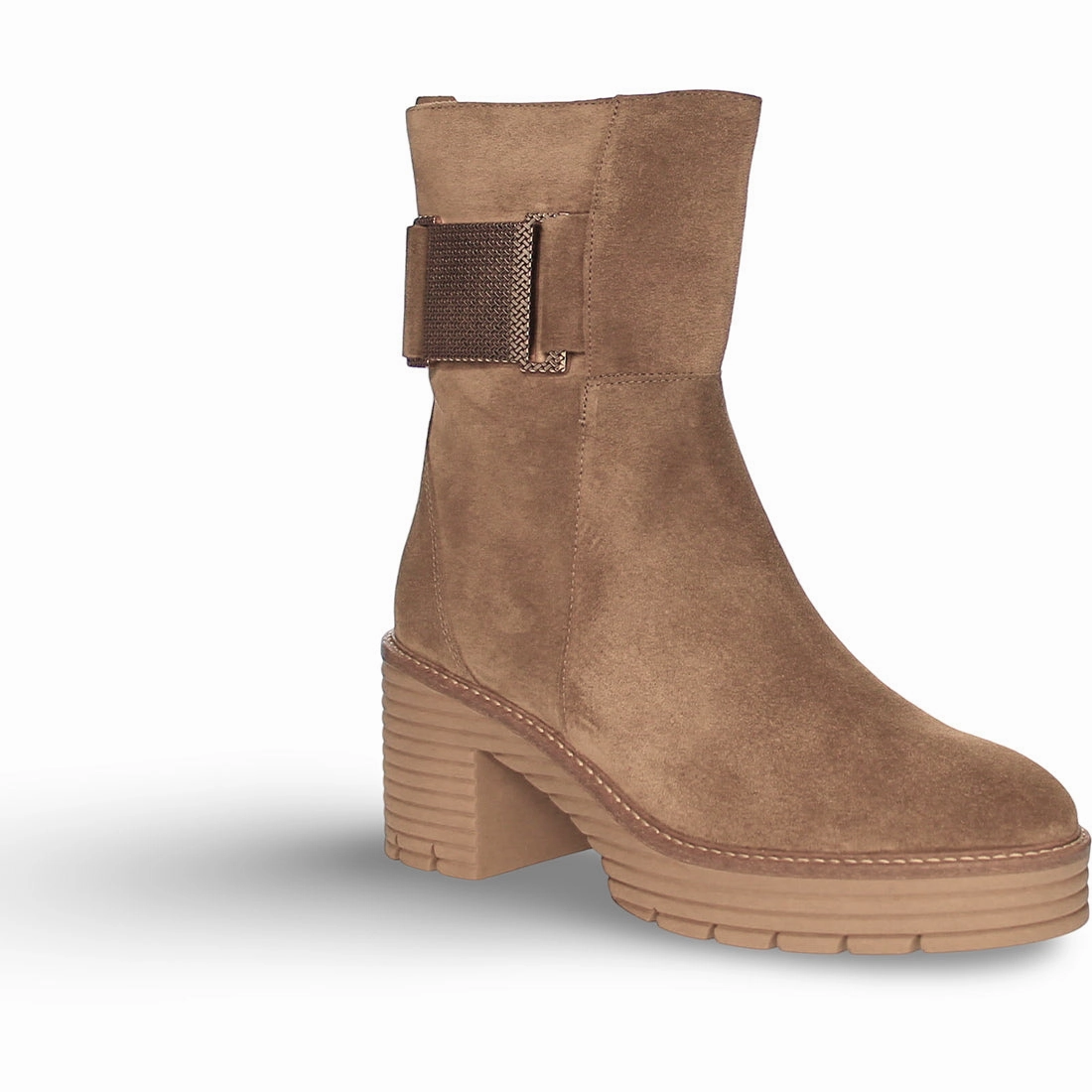 Kitten Heel Lace Up Ankle Boots Montez Boots