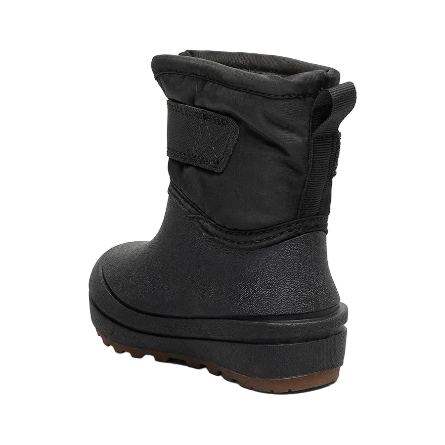 Fold Over Knee High Boots Baby Snow Shell Boots Black (Size 4c-10c)