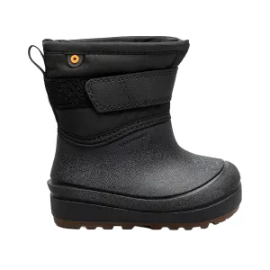 Boots Over Knee Leather Baby Snow Shell Boots Black (Size 4c-10c)