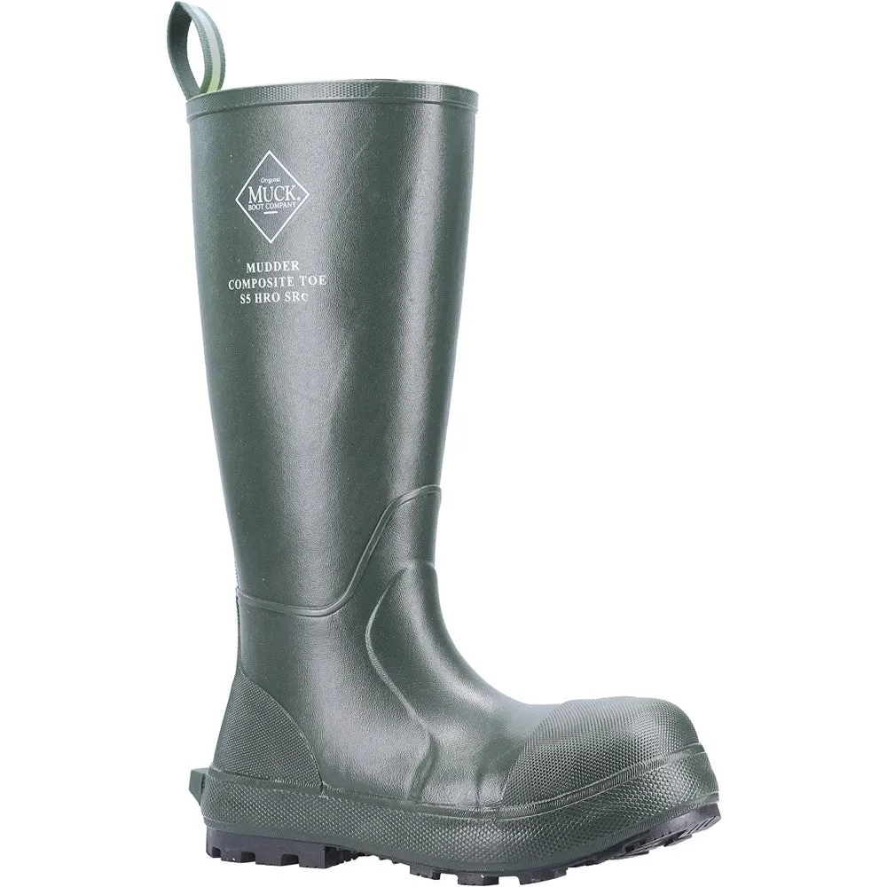 Muck Boots Mudder Tall Safety Wellington S5 Pointy Boots