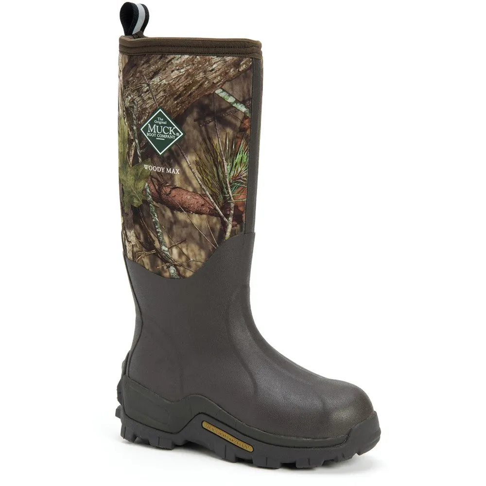 Black Knee High Boots Muck Boots Woody Max Cold-Conditions Hunting Boot