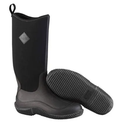 Muck Ladies Hale Waterproof Black Tall Pull On Boots HAW-000-BLK Blue Suede Boots