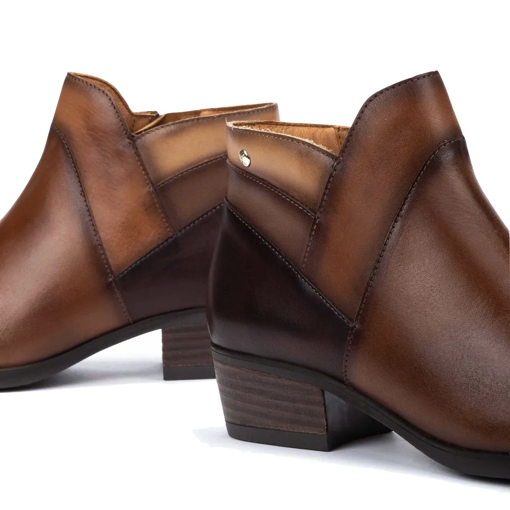 Mte Boots Pikolinos Women's Daroca Leather Pull On Boot (Cuero Tan)