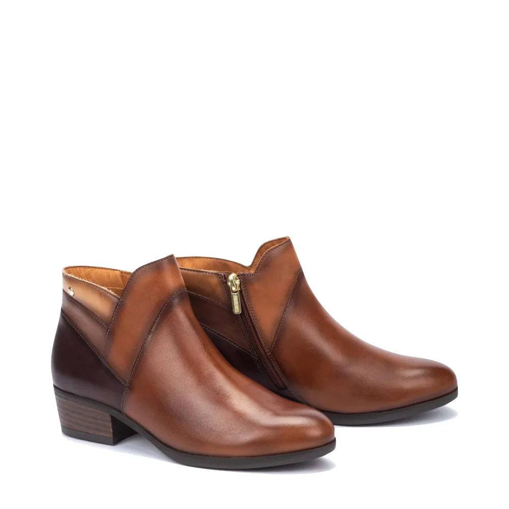 Pikolinos Women's Daroca Leather Pull On Boot (Cuero Tan) Muk Boots