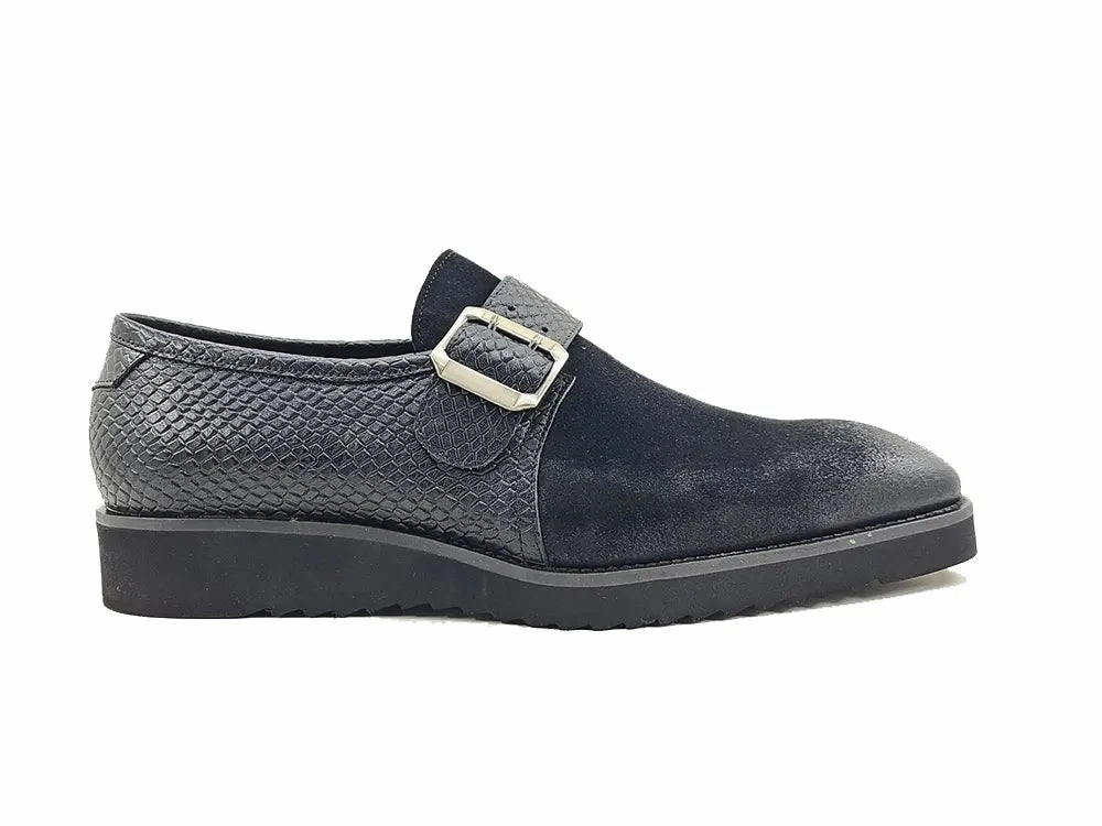 Multi Media Buckle Monkstrap Slip-on Time Off Slip On Sneakers